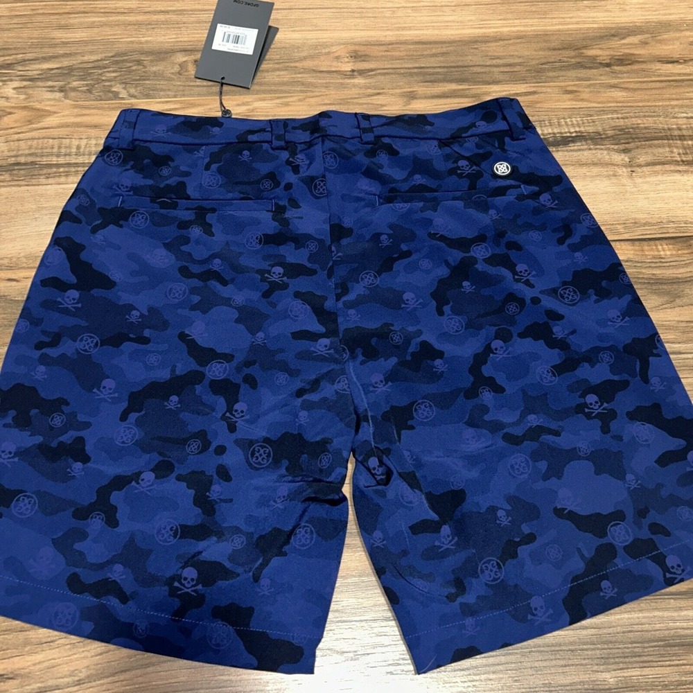 Mens 30‎  G/Fore Performance Camo Skull & Tees Maverick Hybrid Shorts Gfore